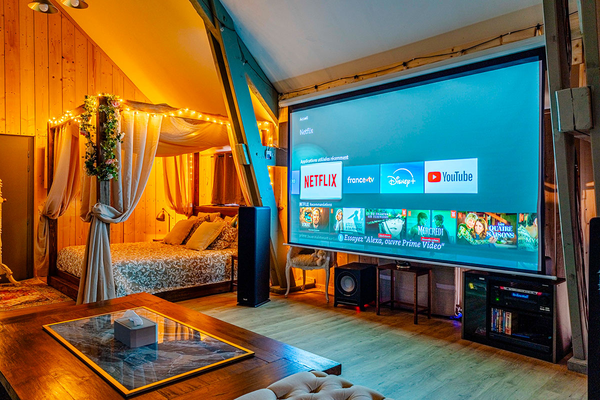 Gîte avec home cinéma 5.1 et écran géant – L’Écrin en Bessin